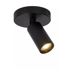 Lucide RITMO - Plafondspot - Ø 10 cm - 1xGU10 (MR11) - Zwart Clearance