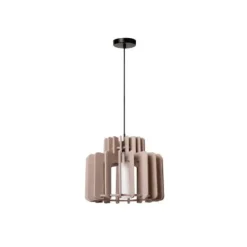 Lucide ROLLO Hanglamp-Taupe-1xE27-40W-Vilt