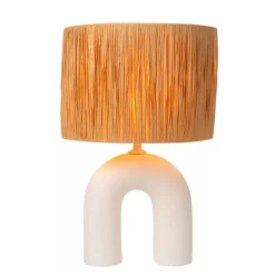 Lucide RONDA Tafellamp-Wit-1xE27-40W-Kerami. Sale