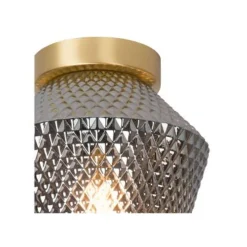 Lucide ROSALIND - Plafonnière - Ø 21 cm - 1xE27 - Fumé Best