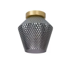 Lucide ROSALIND - Plafonnière - Ø 21 cm - 1xE27 - Fumé Best