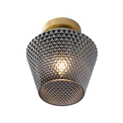 Lucide ROSALIND - Plafonnière - Ø 21 cm - 1xE27 - Fumé Best