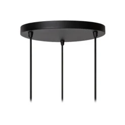 Lucide ROSAS Hanglamp-Zwart-Ø43-3xE27-40W-Metaal