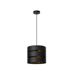 Lucide ROSAS Hanglamp-Zwart-Ø26-1xE27-40W-Metaal