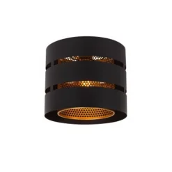 Lucide ROSAS Plafonnière-Zwart-Ø26-1xE27-40W-Metaal Online