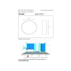 Lucide ROXANE Plafonnier Led Rond 10W Anthraciet Sale