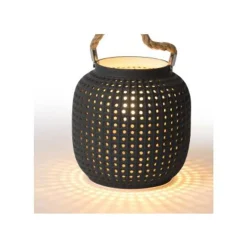 Lucide SAFIYA - Tafellamp - Ø 16,5 cm - 1xE14 - Grijs Discount