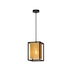 Lucide SANSA - Hanglamp - 1xE27 - Zwart Clearance