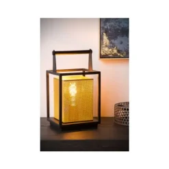 Lucide SANSA - Tafellamp - 1xE27 - Zwart Hot