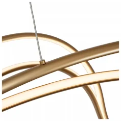 Lucide SARDANA Hanglamp-Mat Go.-LED Dimb.-53W-2700K/3200K Discount