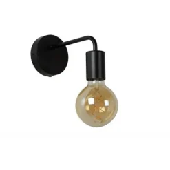 Lucide SCOTT - Wandlamp - 1xE27 - Zwart New