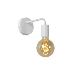 Lucide SCOTT - Wandlamp - 1xE27 - Wit Clearance