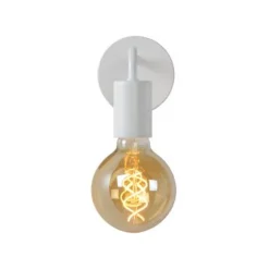 Lucide SCOTT - Wandlamp - 1xE27 - Wit Clearance