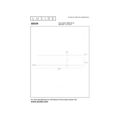 Lucide SEGIN - Wandlamp - LED - 1x10W 2700K - Zwart Sale