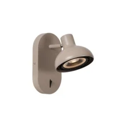 Lucide SENSAS Bedlamp-Beige-1xGU10 (ES111)-12W-Staal Outlet