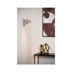 Lucide SENSAS Bedlamp-Beige-1xGU10 (ES111)-12W-Staal Outlet