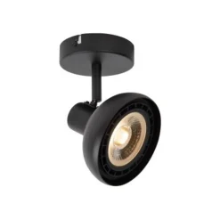 Lucide SENSAS Plafondspot-Zwart-1xGU10 (ES111)-12W-Staal Discount