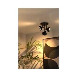 Lucide SENSAS Plafondspot-Zwart-Ø25,8-3xGU10 (ES111)-12W Clearance