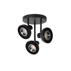 Lucide SENSAS Plafondspot-Zwart-Ø25,8-3xGU10 (ES111)-12W Clearance
