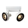Lucide SENSAS Plafondspot-Wit-2xGU10 (ES111)-12W-Staal Sale