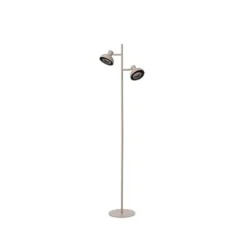 Lucide SENSAS Vloerlamp-Beige-2xGU10 (ES111)-12W-Staal Clearance