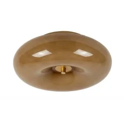 Lucide SENTINO Plafonnière-Taupe-Ø29,5-3xG9-40W-Glas Outlet