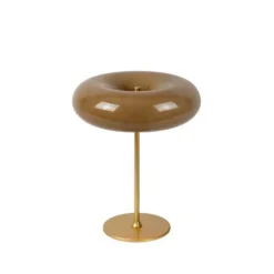 Lucide SENTINO Tafellamp-Taupe-Ø29,5-3xG9-40W-Glas New