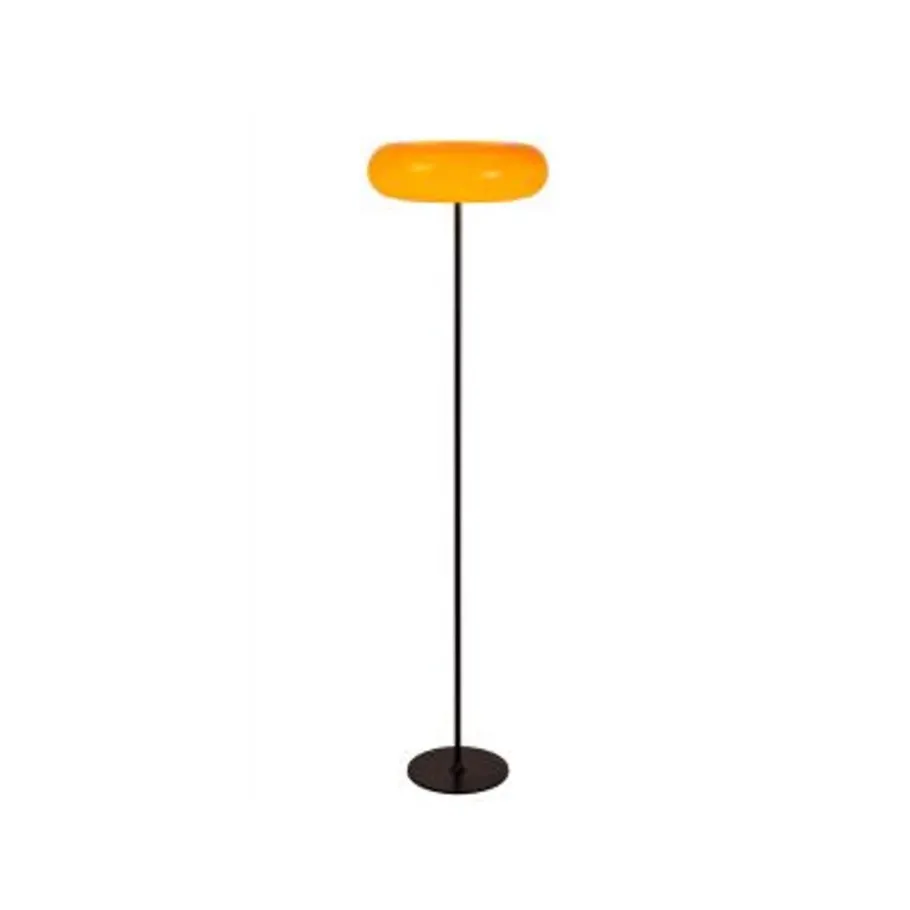 Lucide SENTINO Vloerlamp-Oranje-Ø40-3xG9-40W-Glas Hot