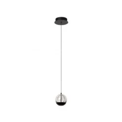 Lucide SENTUBAL Hanglamp-Zwart-Ø14-LED-6,3W-2700K-Glas Hot