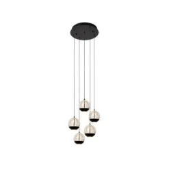 Lucide SENTUBAL Hanglamp-Zwart-Ø35-LED Dimb.-5,2W-2700K Outlet