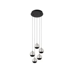 Lucide SENTUBAL Hanglamp-Zwart-Ø35-LED Dimb.-5,2W-2700K Outlet