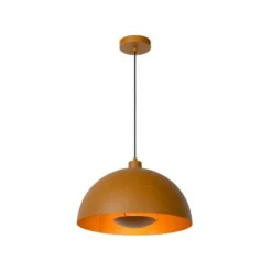 Lucide SIEMON - Hanglamp - Ø 40 cm - 1xE27 - Okergeel Best