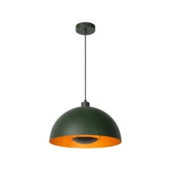 Lucide SIEMON - Hanglamp - Ø 40 cm - 1xE27 - Groen