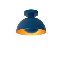 Lucide SIEMON - Plafonnière - Ø 25 cm - 1xE27 - Blauw Outlet