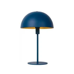 Lucide SIEMON - Tafellamp - Ø 25 cm - 1xE14 - Blauw Discount