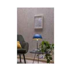 Lucide SIEMON - Tafellamp - Ø 25 cm - 1xE14 - Blauw Discount