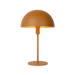 Lucide SIEMON - Tafellamp - Ø 25 cm - 1xE14 - Okergeel Online