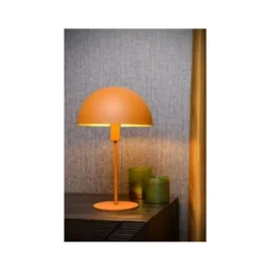 Lucide SIEMON - Tafellamp - Ø 25 cm - 1xE14 - Okergeel Online