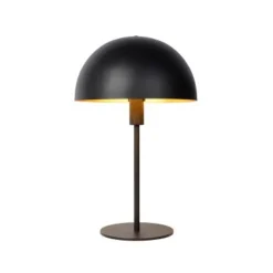 Lucide SIEMON - Tafellamp - Ø 25 cm - 1xE14 - Zwart Clearance