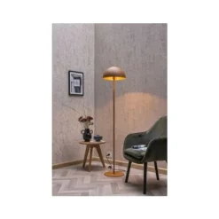 Lucide SIEMON - Vloerlamp - Ø 35 cm - 1xE27 - Okergeel Clearance