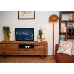 Lucide SIEMON - Vloerlamp - Ø 35 cm - 1xE27 - Okergeel Clearance