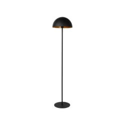 Lucide SIEMON - Vloerlamp - Ø 35 cm - 1xE27 - Zwart
