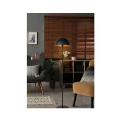 Lucide SIEMON - Vloerlamp - Ø 35 cm - 1xE27 - Zwart