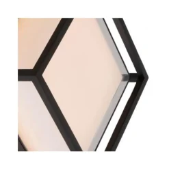 Lucide SINGA LED - Wandlamp Buiten - LED - 1x10W 2700K - IP54 - Zwart New