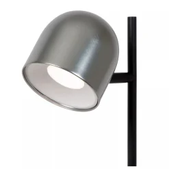 Lucide SKANSKA RECH - Oplaadbare Bureaulamp Binnen/Buiten - Accu/Batterij - LED Dimb. - CCT - 1x3W 3000K/6000K - IP44 - Grijs ijzer Outlet