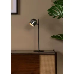 Lucide SKANSKA RECH - Oplaadbare Bureaulamp Binnen/Buiten - Accu/Batterij - LED Dimb. - CCT - 1x3W 3000K/6000K - IP44 - Grijs ijzer Outlet
