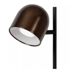 Lucide SKANSKA RECH - Oplaadbare Bureaulamp Binnen/Buiten - Accu/Batterij - LED Dimb. - CCT - 1x3W 3000K/6000K - IP44 - Koffie New