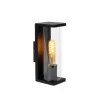 Lucide SLIGO Wandlamp Buiten-Zwart-1xE27-15W-IP54-PVC Clearance