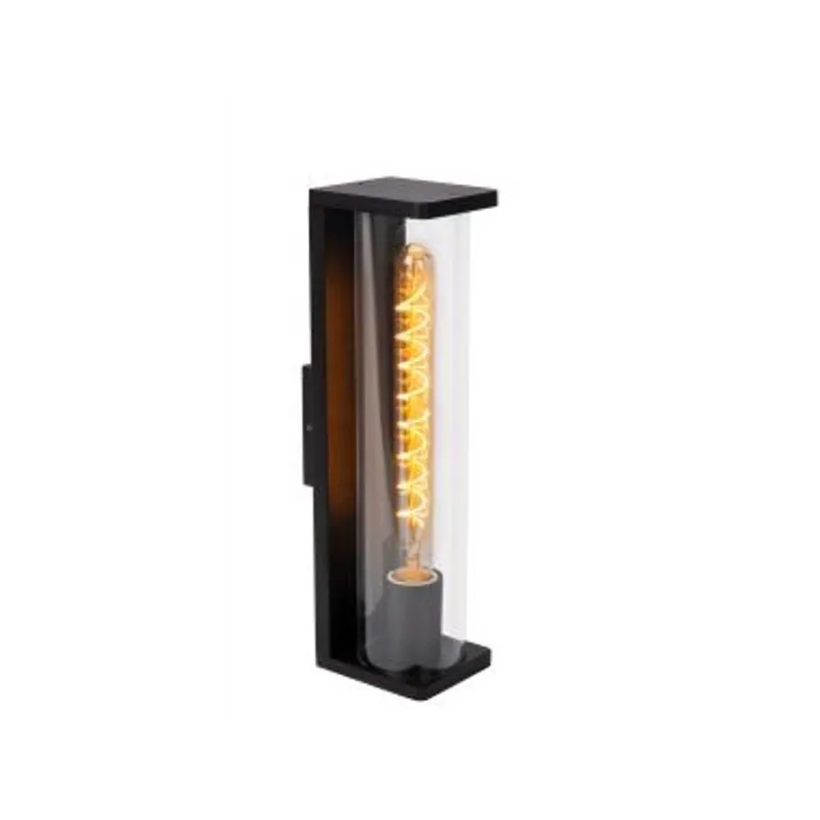 Lucide SLIGO Wandlamp Buiten-Zwart-1xE27-15W-IP54-PVC Best