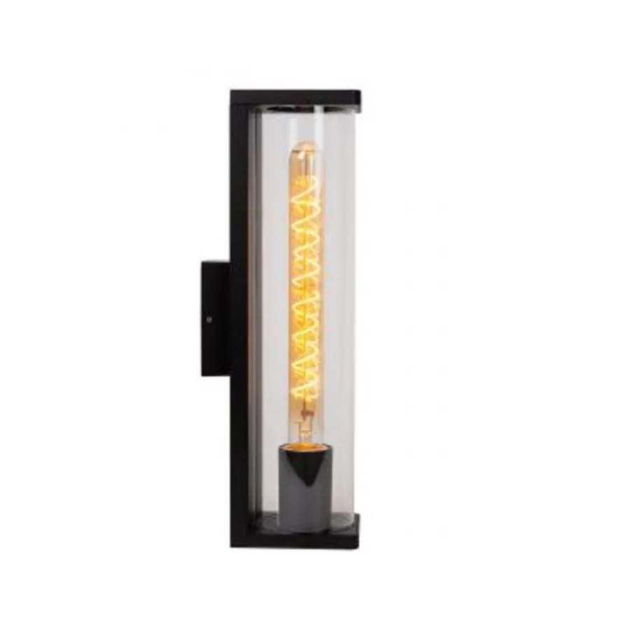 Lucide SLIGO Wandlamp Buiten-Zwart-1xE27-15W-IP54-PVC Best